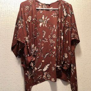 Maurices Floral Kimono